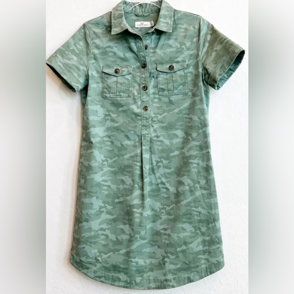 Vineyard Vines camo print dress